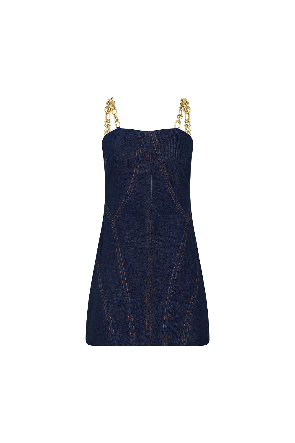 Image of Dresses. Productname: Time Travel Mini Dress in Dark Indigo colour by brand - Manning Cartell