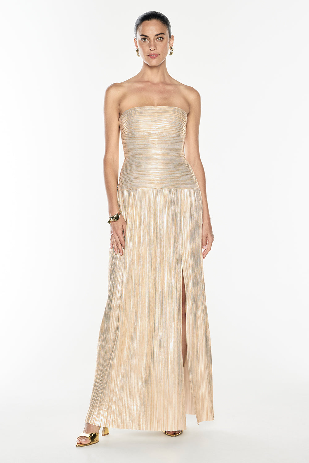 Image of Dresses. Productname: Love & Lustre Dress in Gold colour by brand - Manning Cartell