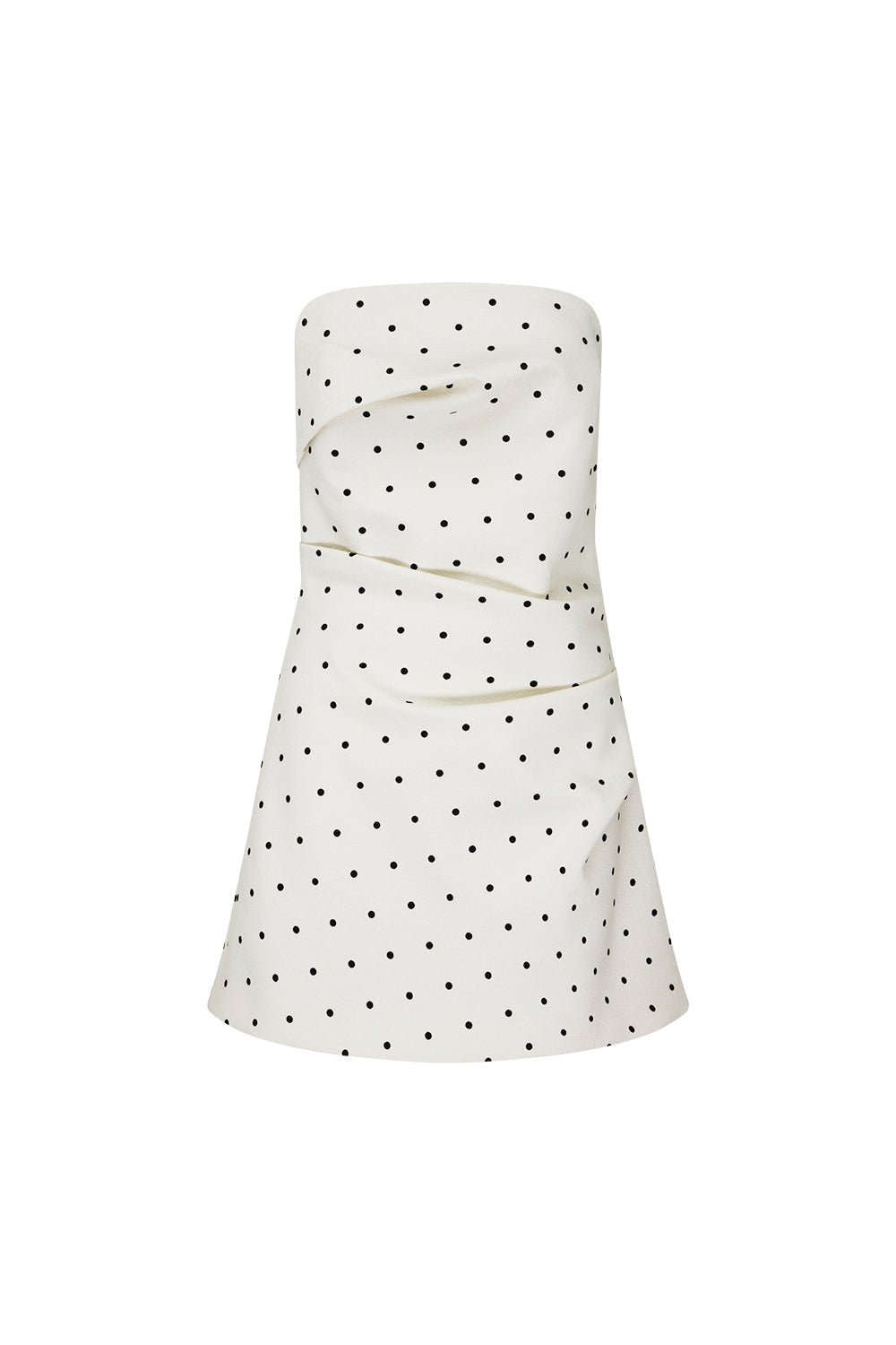 Image of Dresses. Productname: Dot Dot Dash Mini Dress in Ivory/Black colour by brand - Manning Cartell