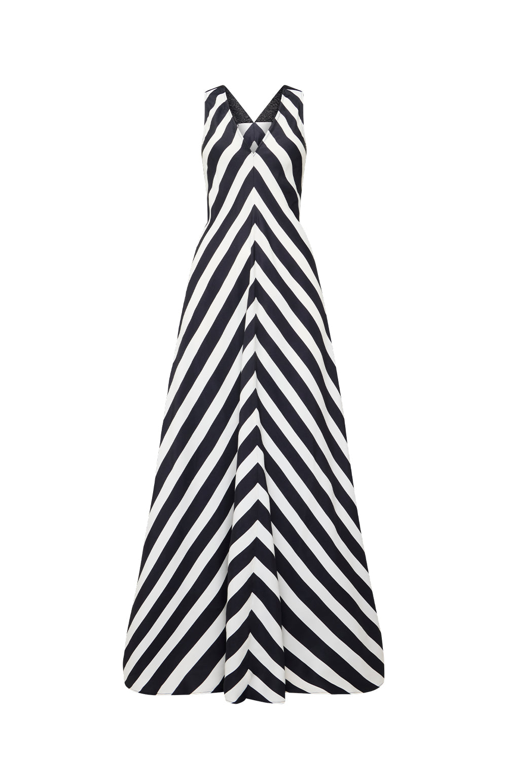 Image of Dresses. Productname: New Beat Maxi Dress in Black/White colour by brand - Manning Cartell