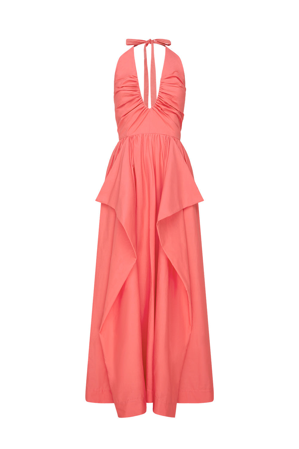 Provence Halter Dress (Melon)