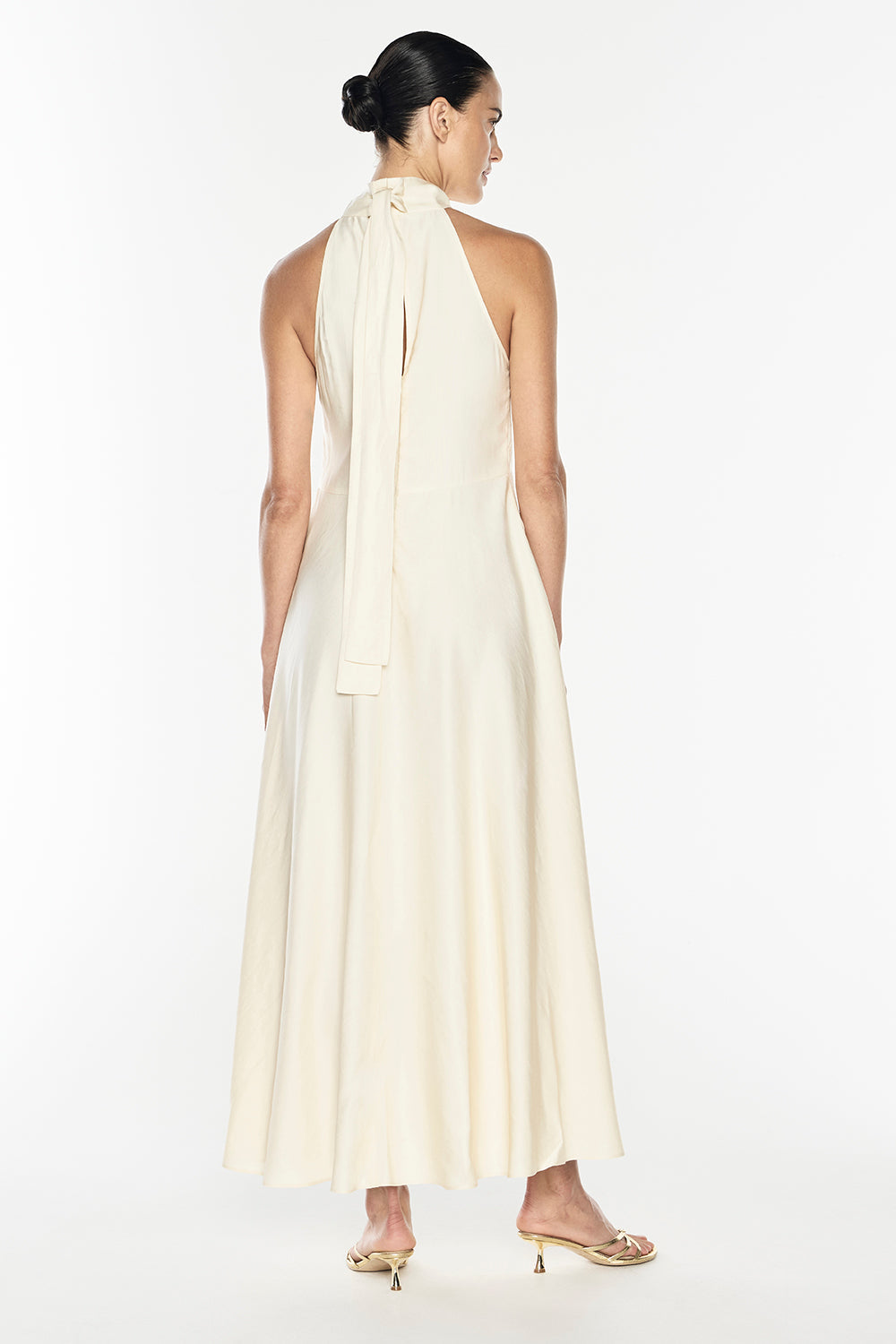 Love Philosophy Halter Dress (Champagne)