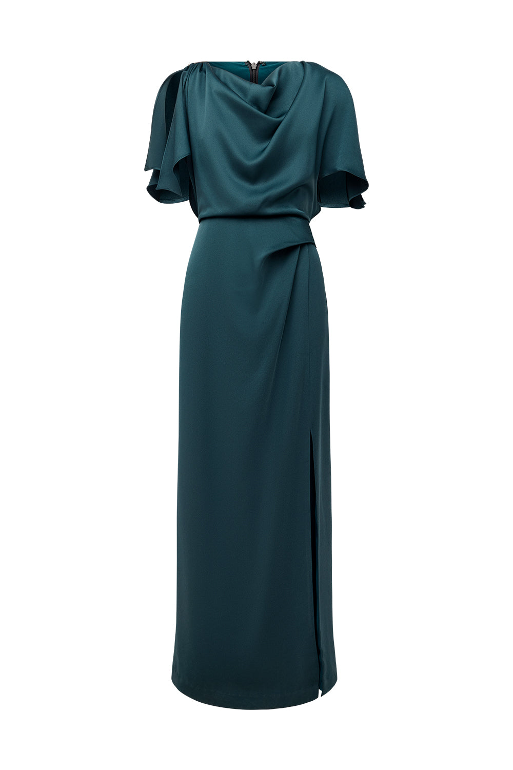 Image of Dresses. Product name - Royal Gains Gown in Teal colour by brand - MANNING CARTELL