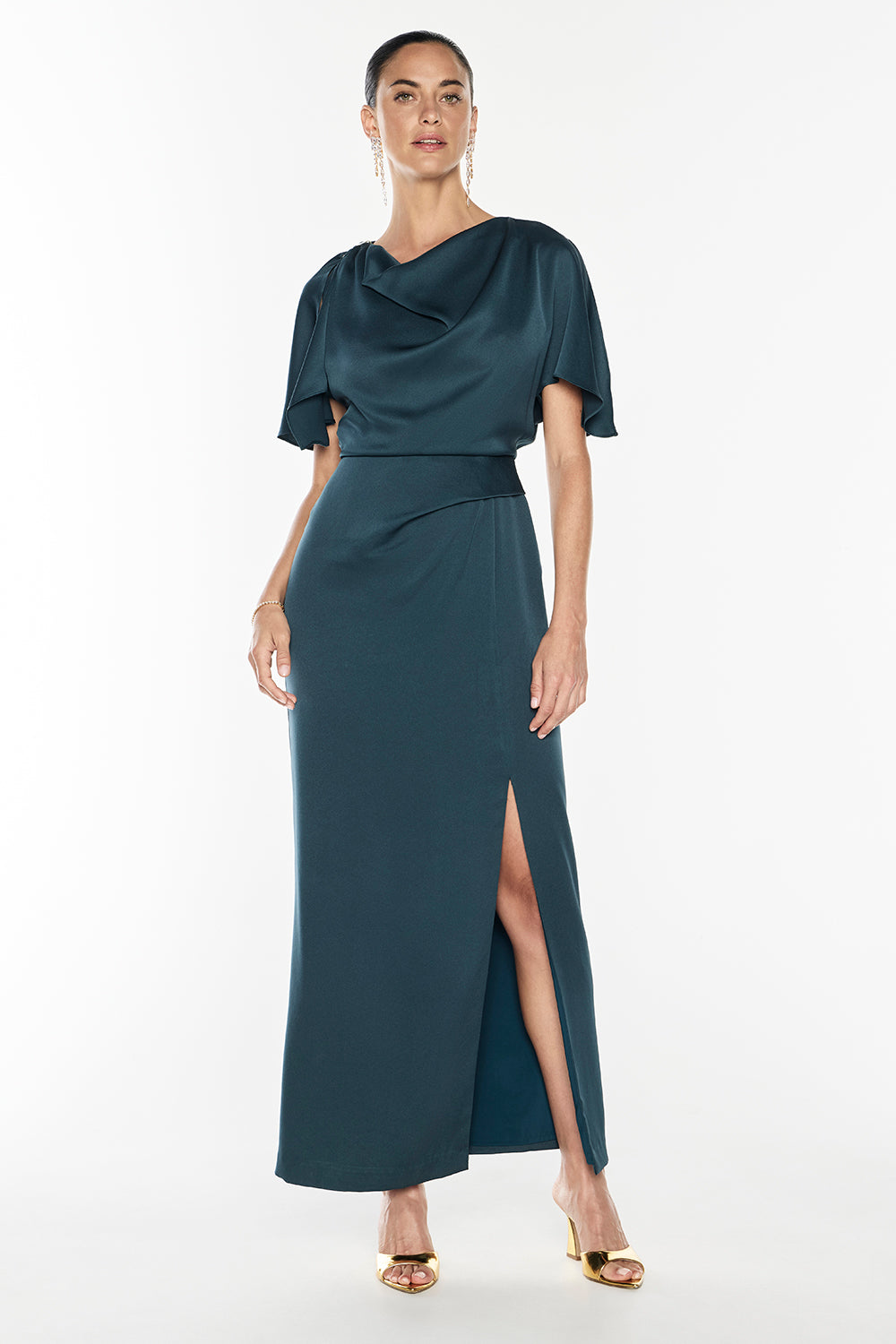 Royal Gains Gown (Teal)