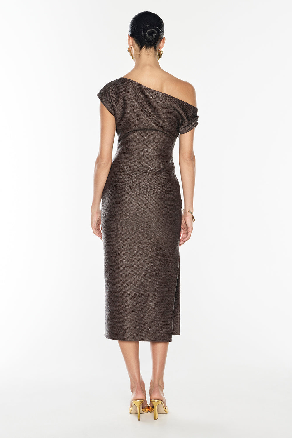 Art & Soul Midi Dress (Cocoa)