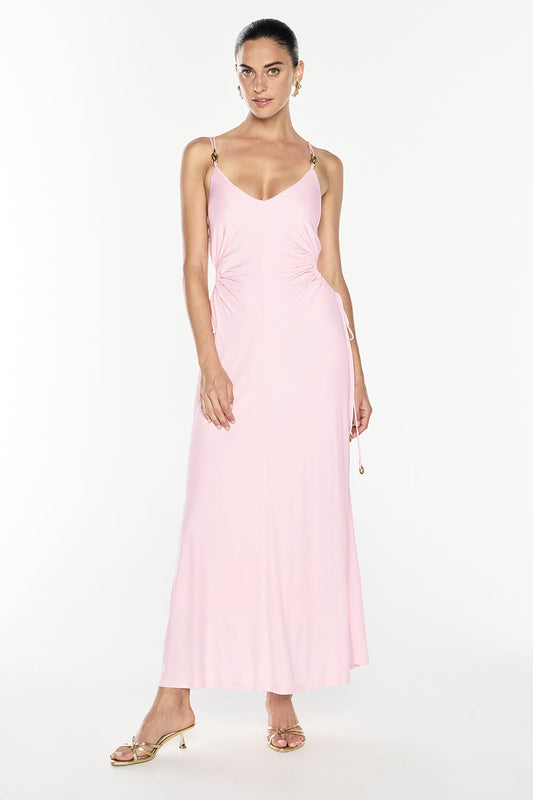 Image of Dresses. Productname: Sweet Days Dress in Petal Pink colour by brand - Manning Cartell