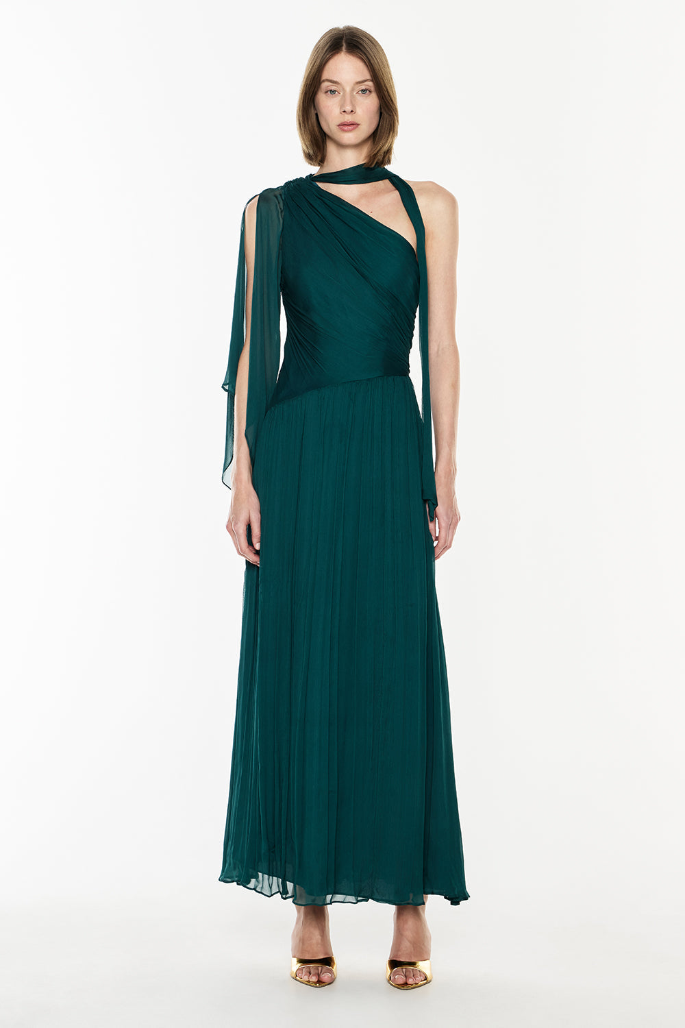 Love Language Dress (Emerald Green)