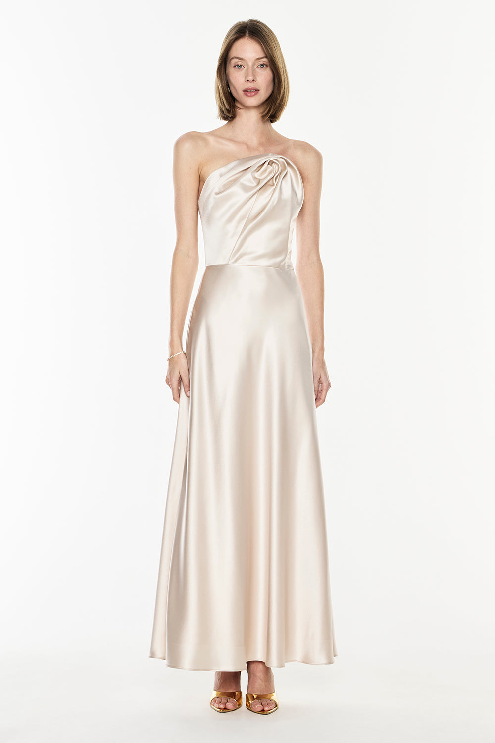 Show Me Love Strapless Gown (Champagne)