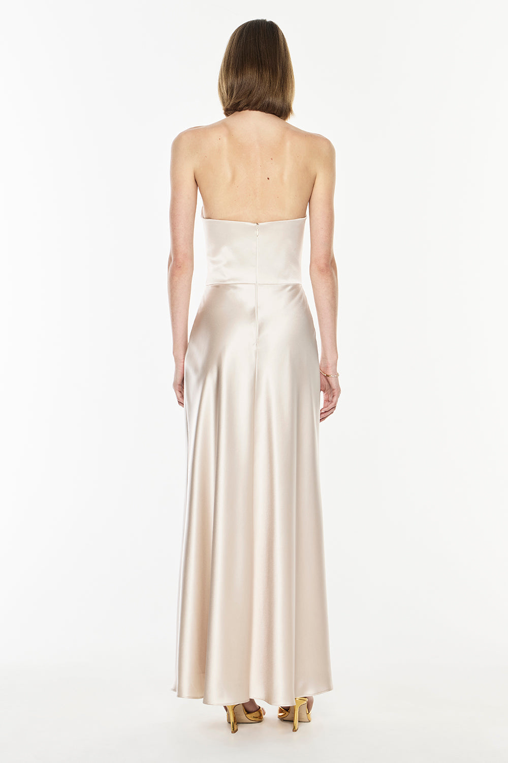Show Me Love Strapless Gown (Champagne)