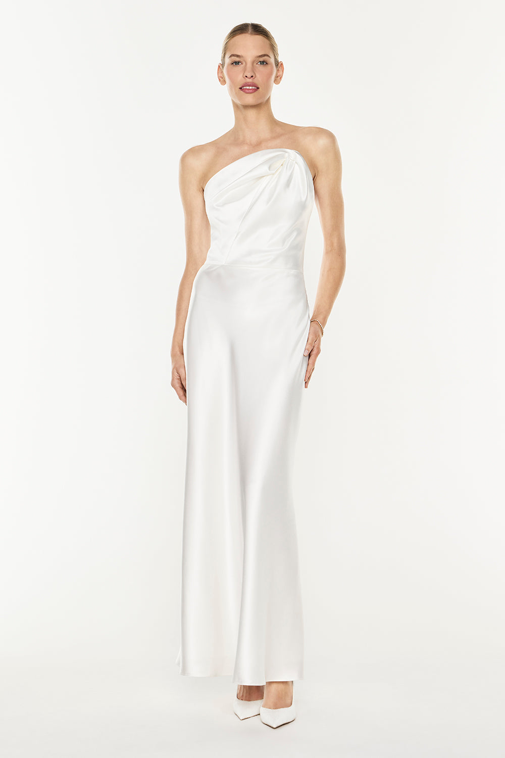 Show Me Love Strapless Gown (White)
