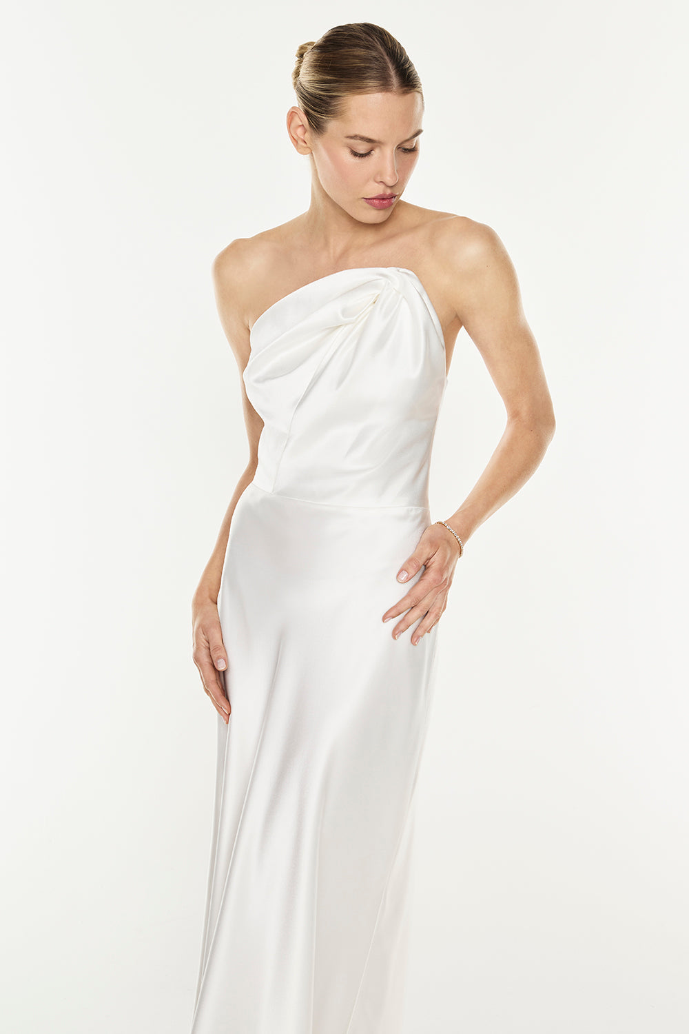 Show Me Love Strapless Gown (White)