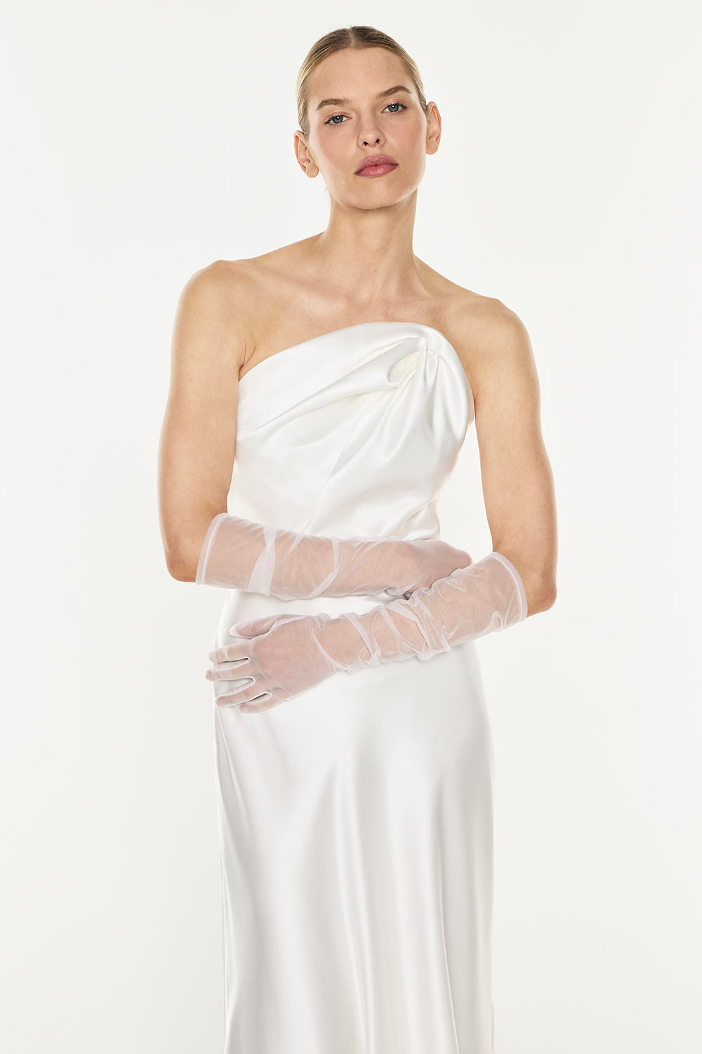 Show Me Love Strapless Gown (White)