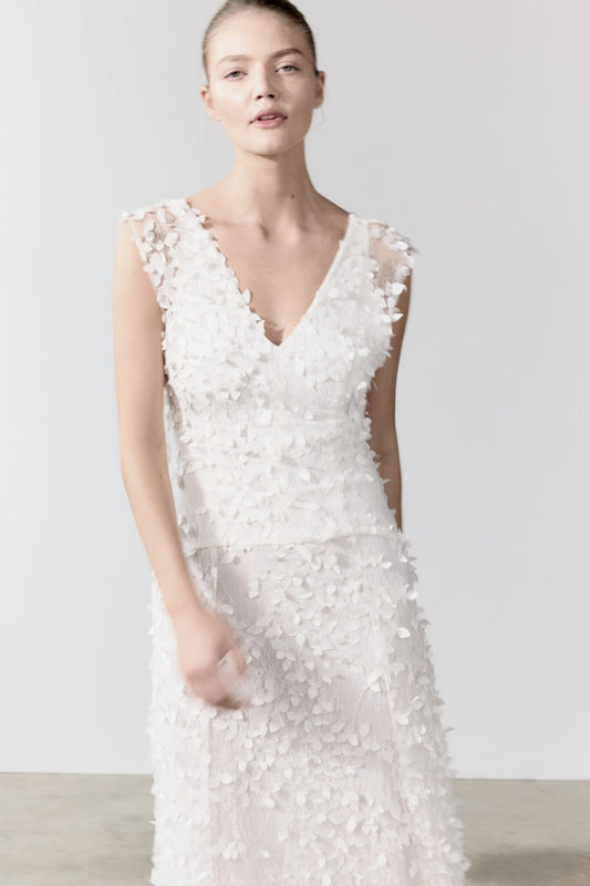 Image of Dresses. Product name - Enchantment Gown in White colour by brand - MANNING CARTELL