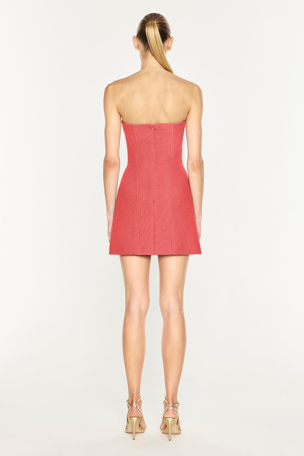 Sweet Nothings Mini Dress (Soft Red)