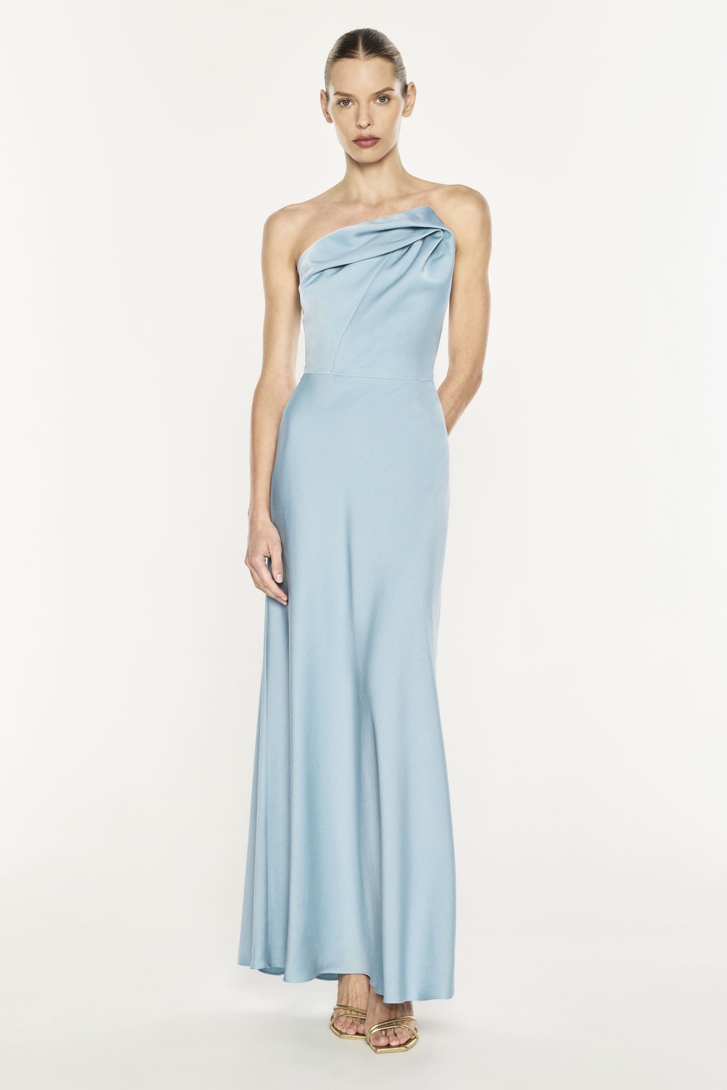 Show Me Love Strapless Gown (Tiffany Blue)