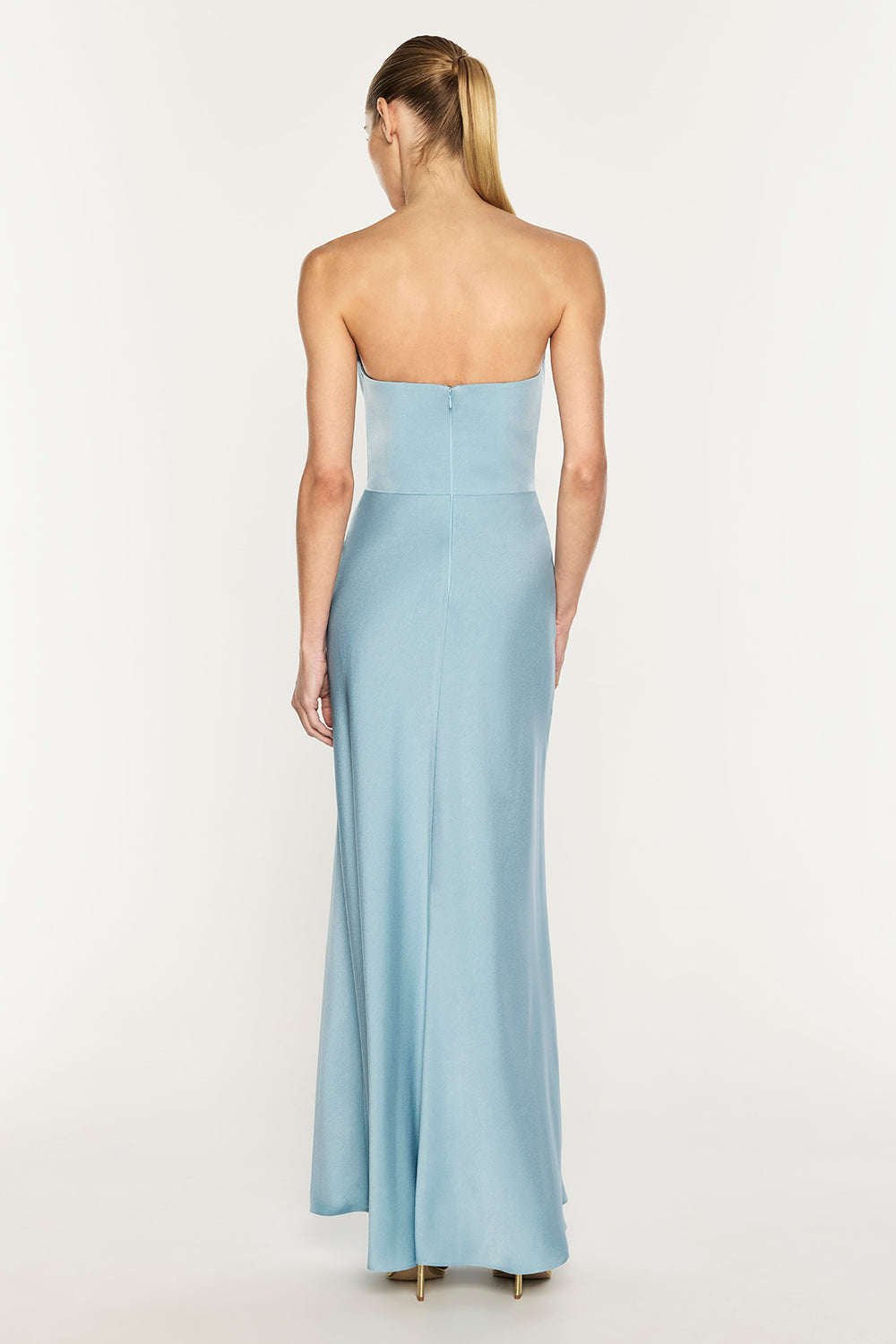 Show Me Love Strapless Gown (Tiffany Blue)