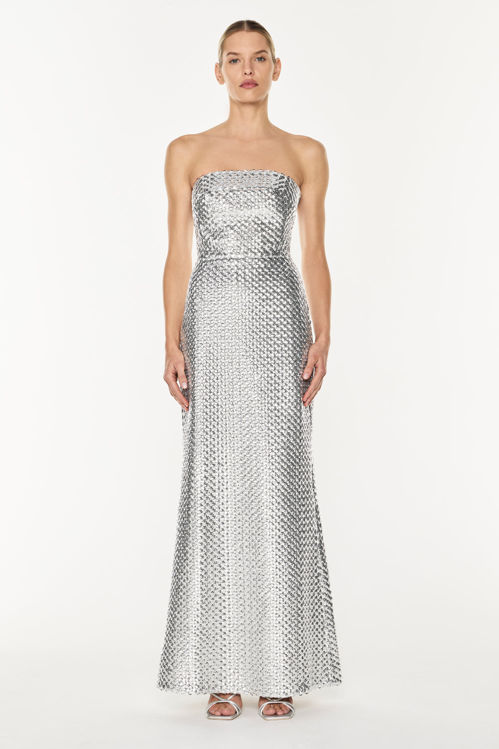 Opulent Scale Gown (Silver)