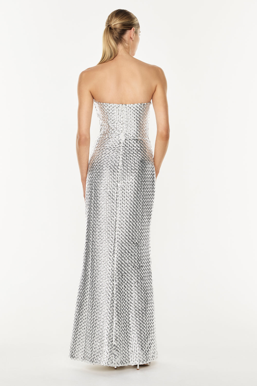Opulent Scale Gown (Silver)