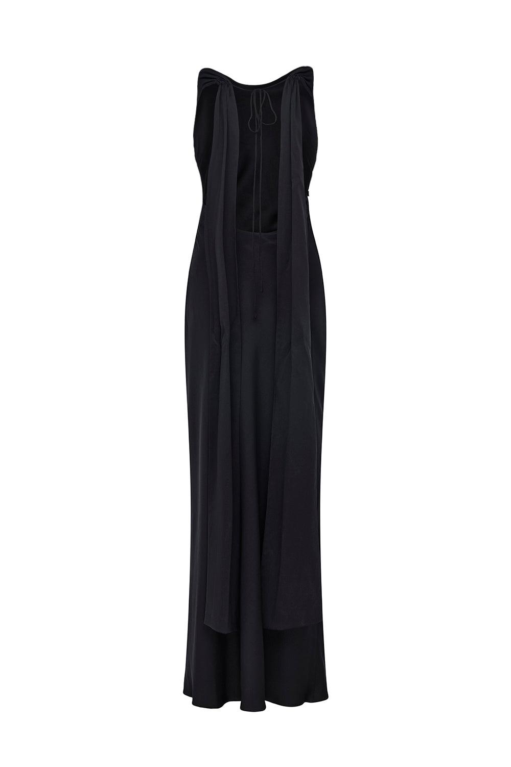 High Attitude Drape Dress (Black)