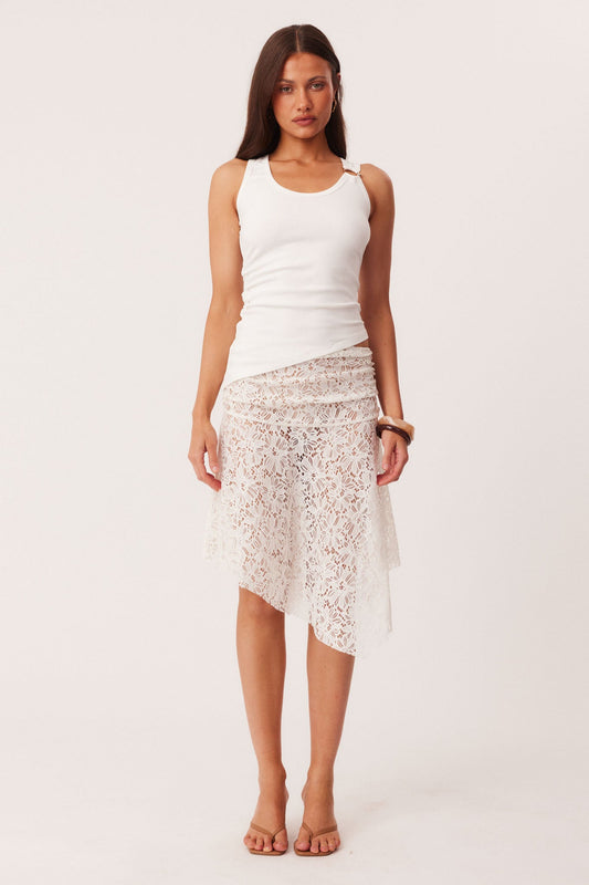 SNDYS BRYNNE RIB TANK (Off White)