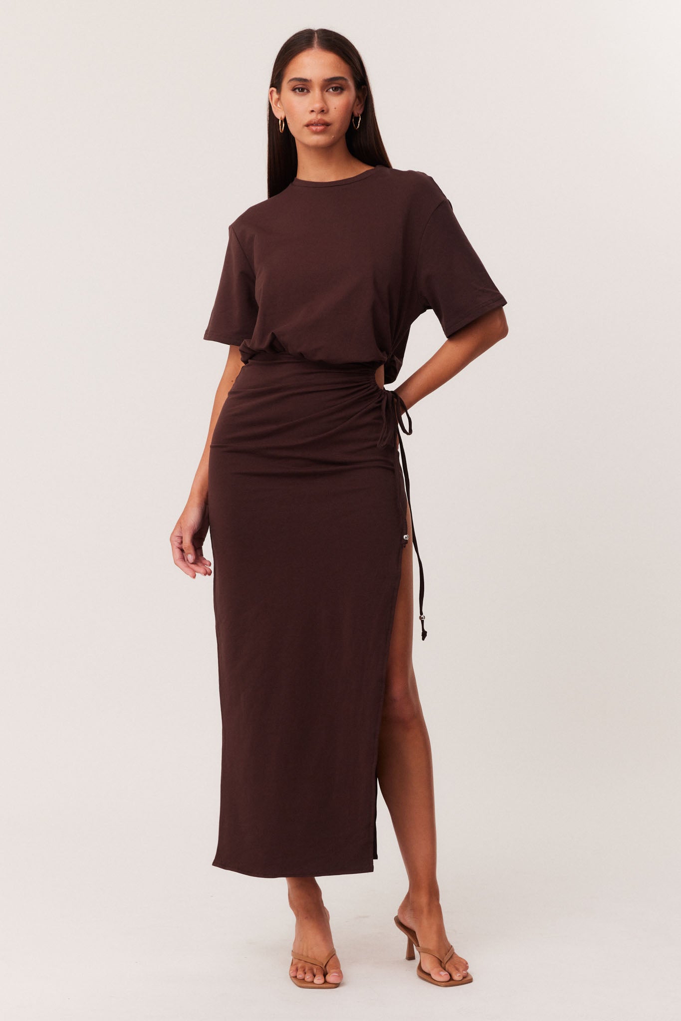 SNDYS LOLA MAXI DRESS (Chocolate)