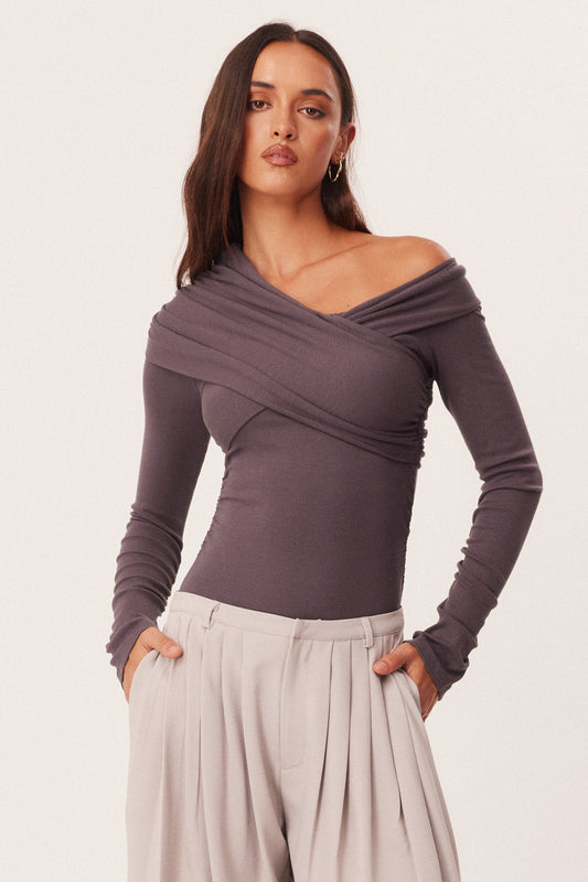 Image of Bodysuits. Productname: SNDYS ALLANI BODYSUIT in Slate colour by brand - SNDYS