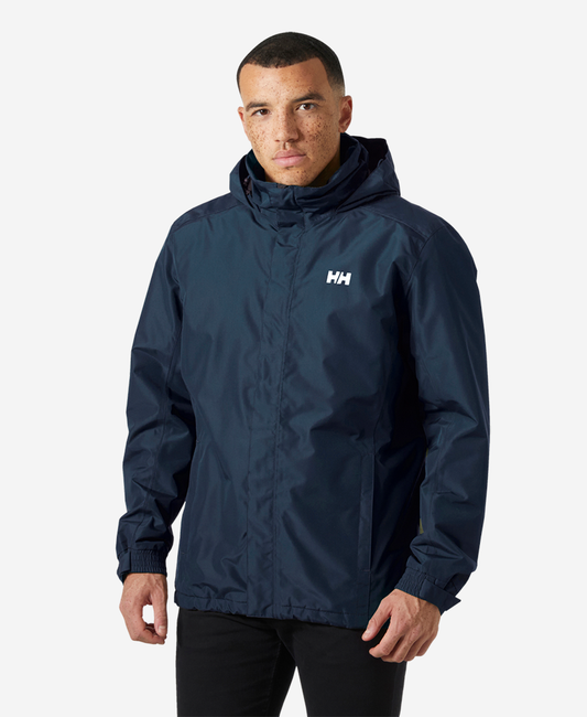 Image of Coats & Jackets. Product name - DUBLINER INSULATED JACKET, Navy in Navy colour by brand - Helly Hansen