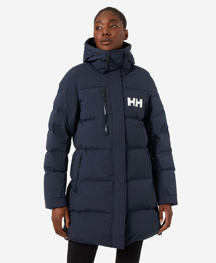 Image of Coats & Jackets. Product name - W ADORE PUFFY PARKA, Navy in Navy colour by brand - Helly Hansen