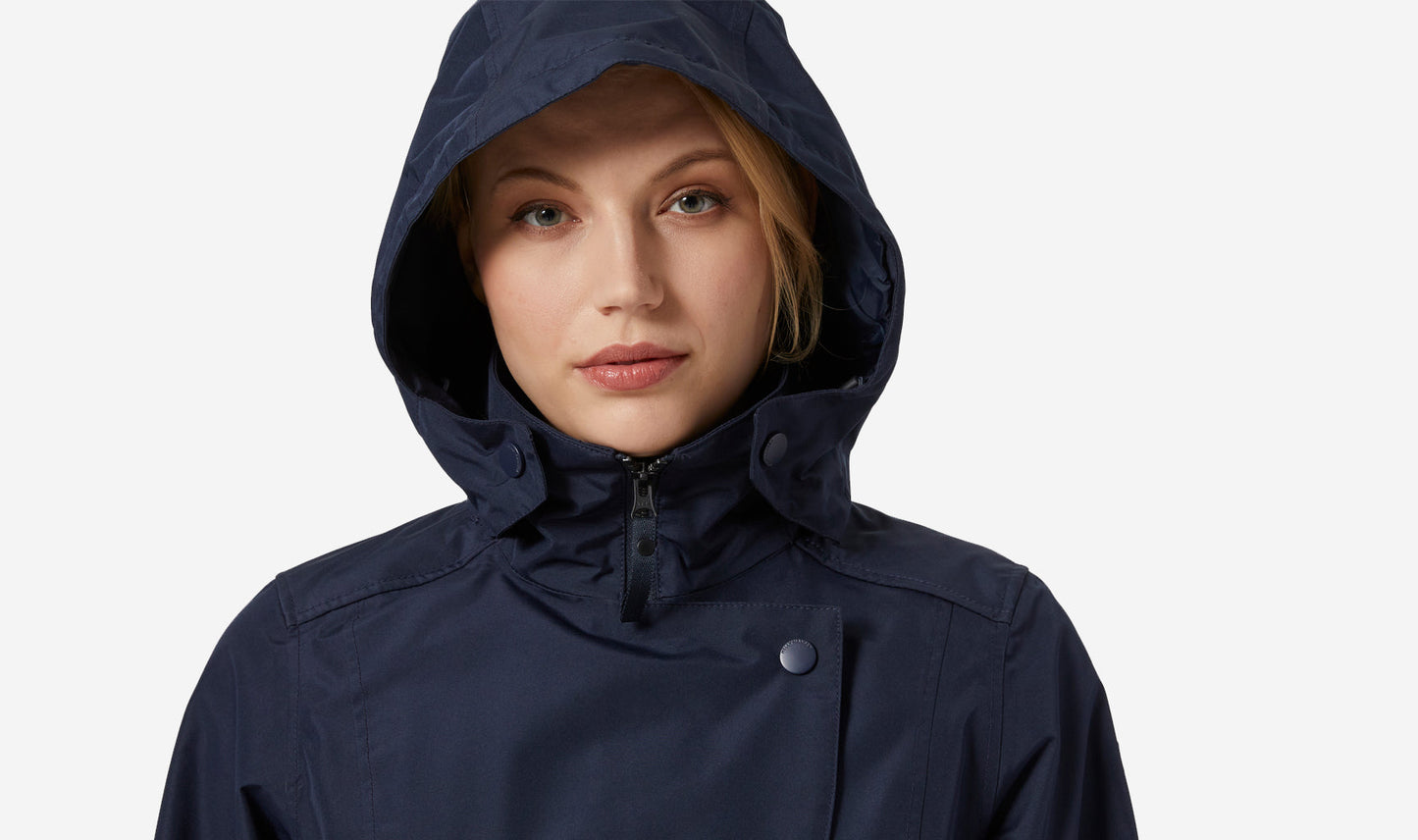 Helly Hansen W WELSEY II TRENCH, 599 (Navy)