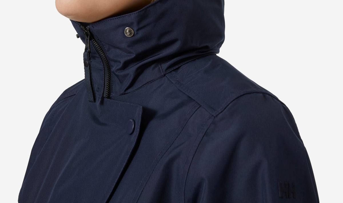 Helly Hansen W WELSEY II TRENCH (Navy)