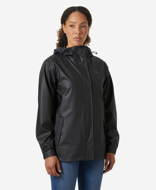 Image of Coats & Jackets. Product name - W MOSS JACKET, Black in Black colour by brand - Helly Hansen