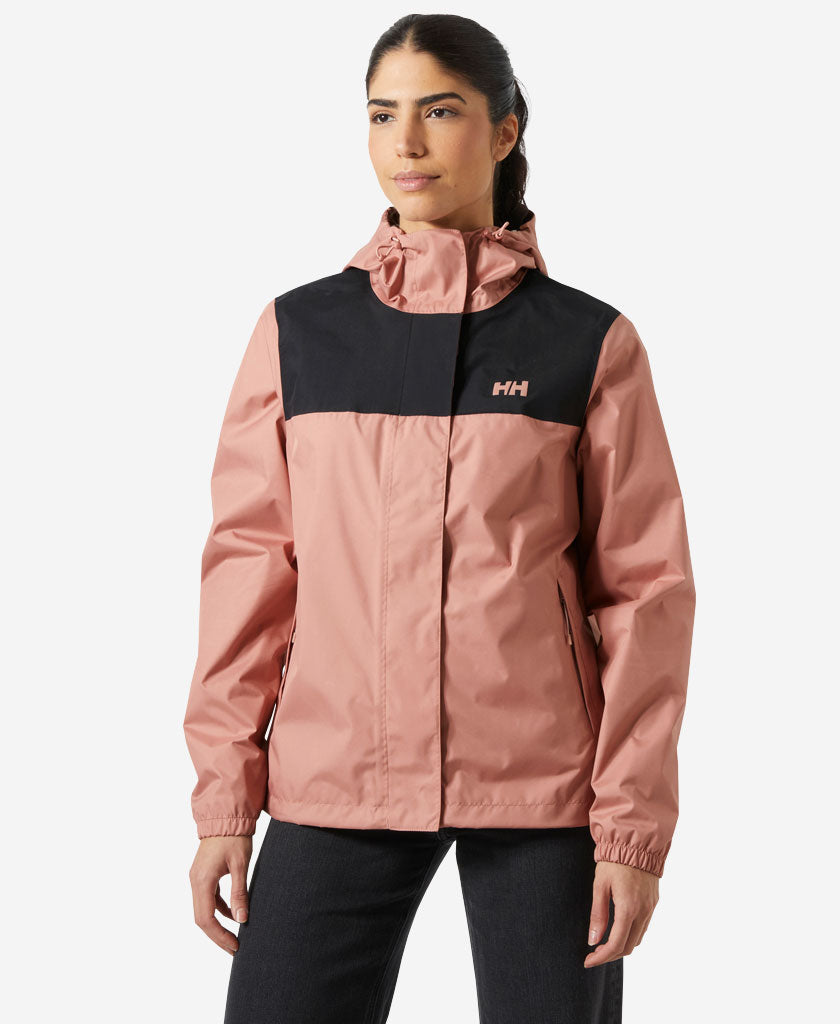 Image of Coats & Jackets. Product name - W VANCOUVER RAIN JACKET, Ash Rose in Ash Rose colour by brand - Helly Hansen