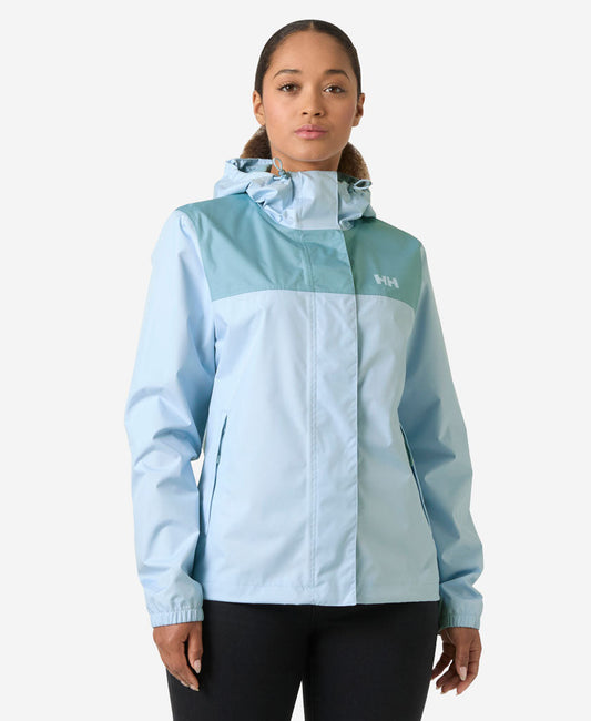 Image of Coats & Jackets. Product name - W VANCOUVER RAIN JACKET, Pinnacle Blue in Pinnacle Blue colour by brand - Helly Hansen