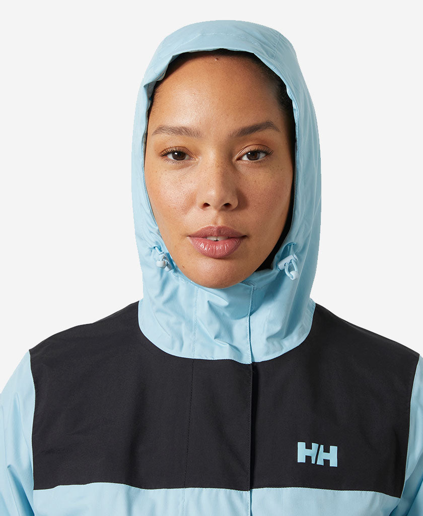 Helly Hansen W VANCOUVER RAIN JACKET (Light Cyan)