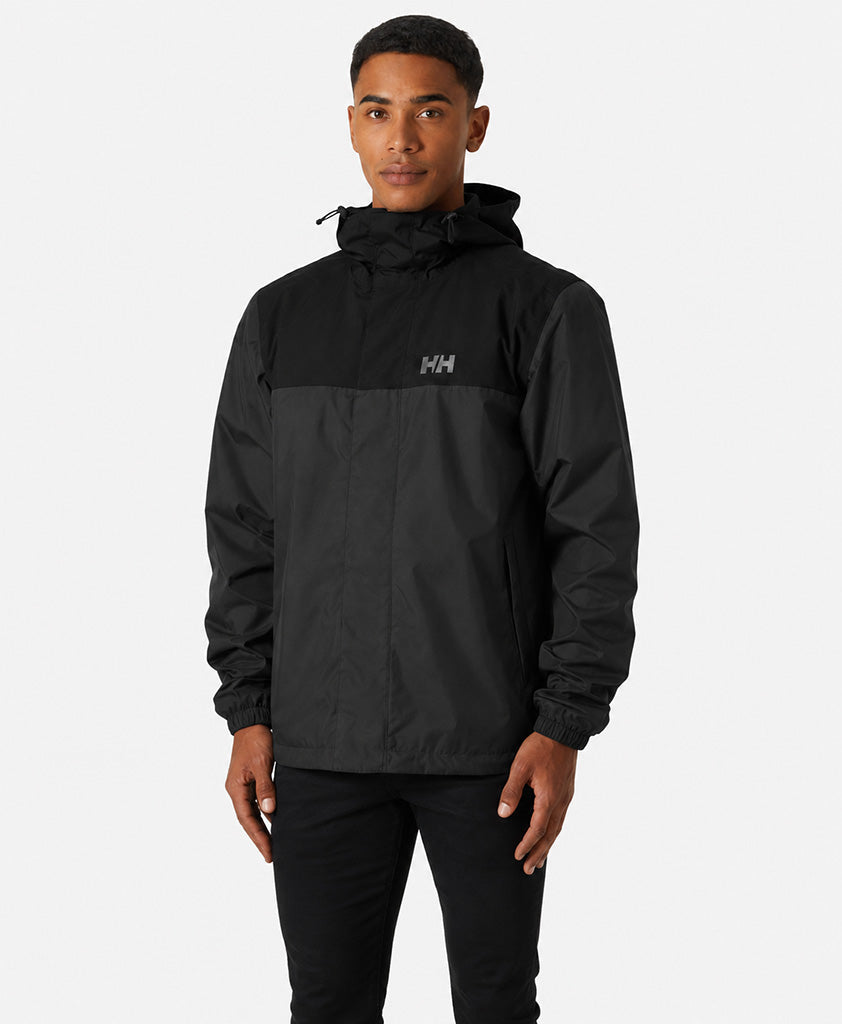 Image of Coats & Jackets. Product name - VANCOUVER RAIN JACKET, Ebony in Ebony colour by brand - Helly Hansen