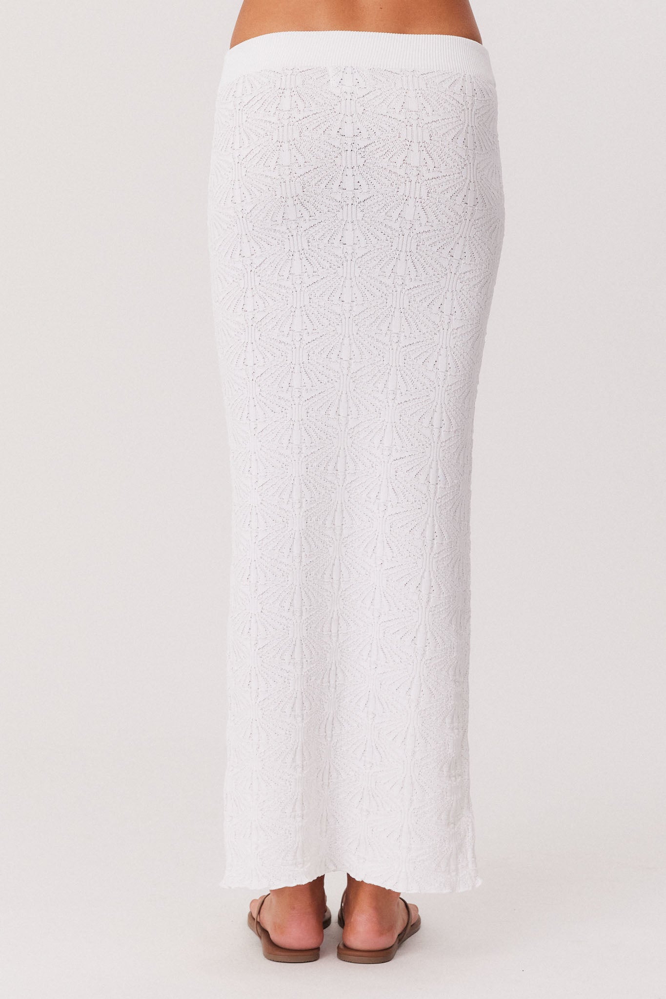 SNDYS JOSEFINA MAXI SKIRT (White)