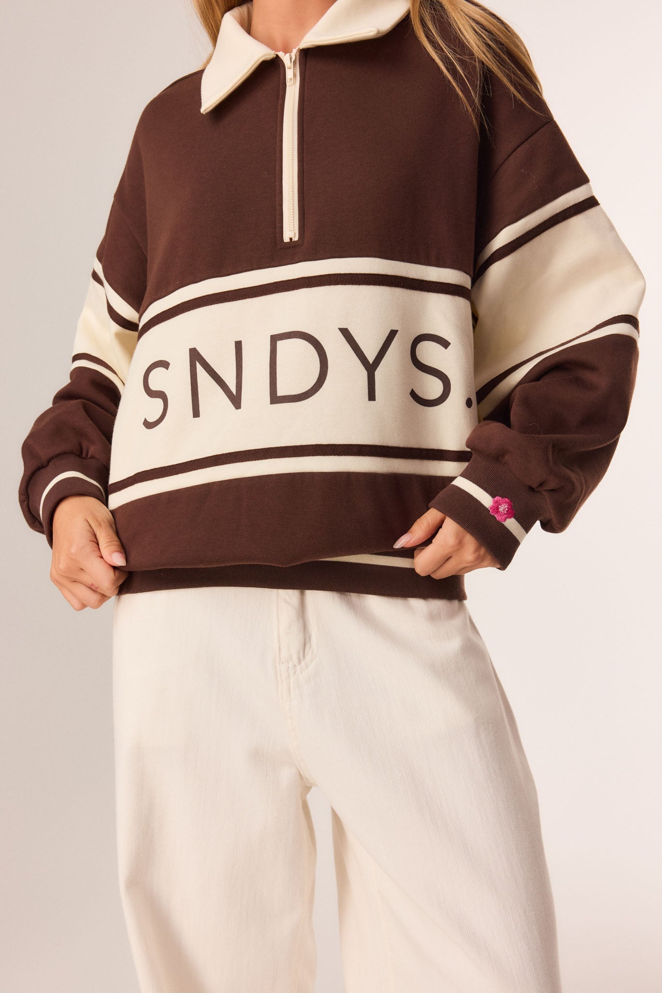 SNDYS SNDYS X PINK ELEPHANTS JUMPER (Chocolate)