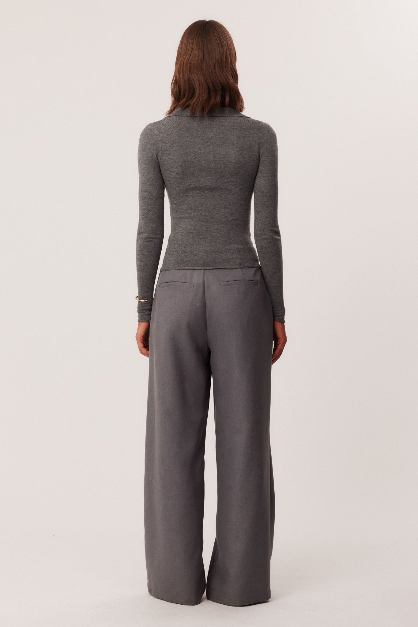 SNDYS VEDA LONG SLEEVE TOP (Charcoal)