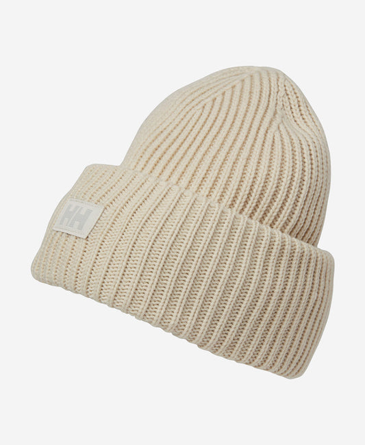 Image of Hats. Product name - HH RIB BEANIE, Cream in Snow colour by brand - Helly Hansen