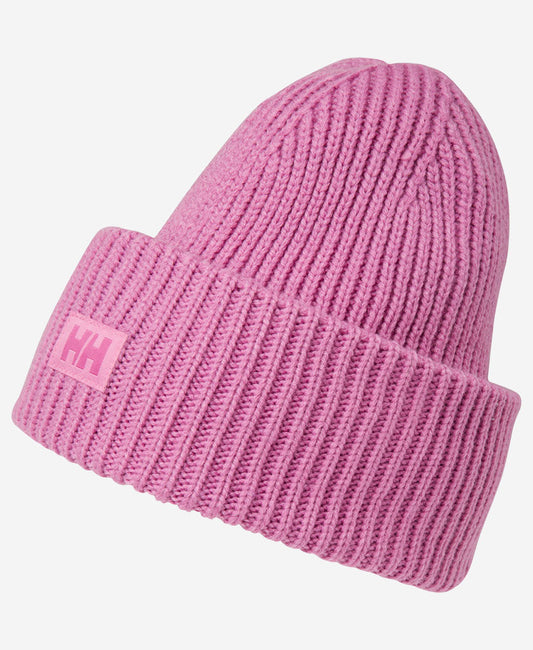 Image of Hats. Product name - HH RIB BEANIE, Meta Pink in Meta Pink colour by brand - Helly Hansen
