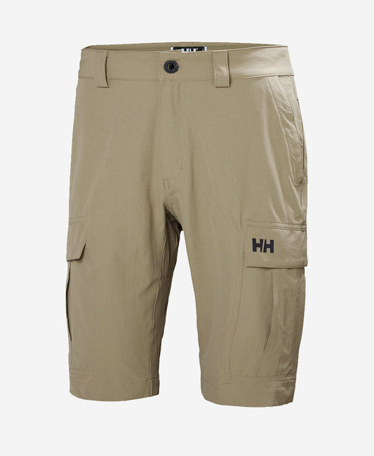 Image of a model wearing Shorts. Product name - HH QD CARGO SHORTS II, Fallen Rock in Fallen Rock colour by brand - Helly Hansen