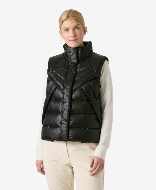 Image of Coats & Jackets. Product name - W BLISS DOWN VEST, Black in Black colour by brand - Helly Hansen