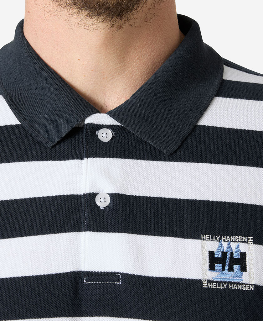 Helly Hansen TOULON GRAPHIC POLO (Navy Yd Stripe)