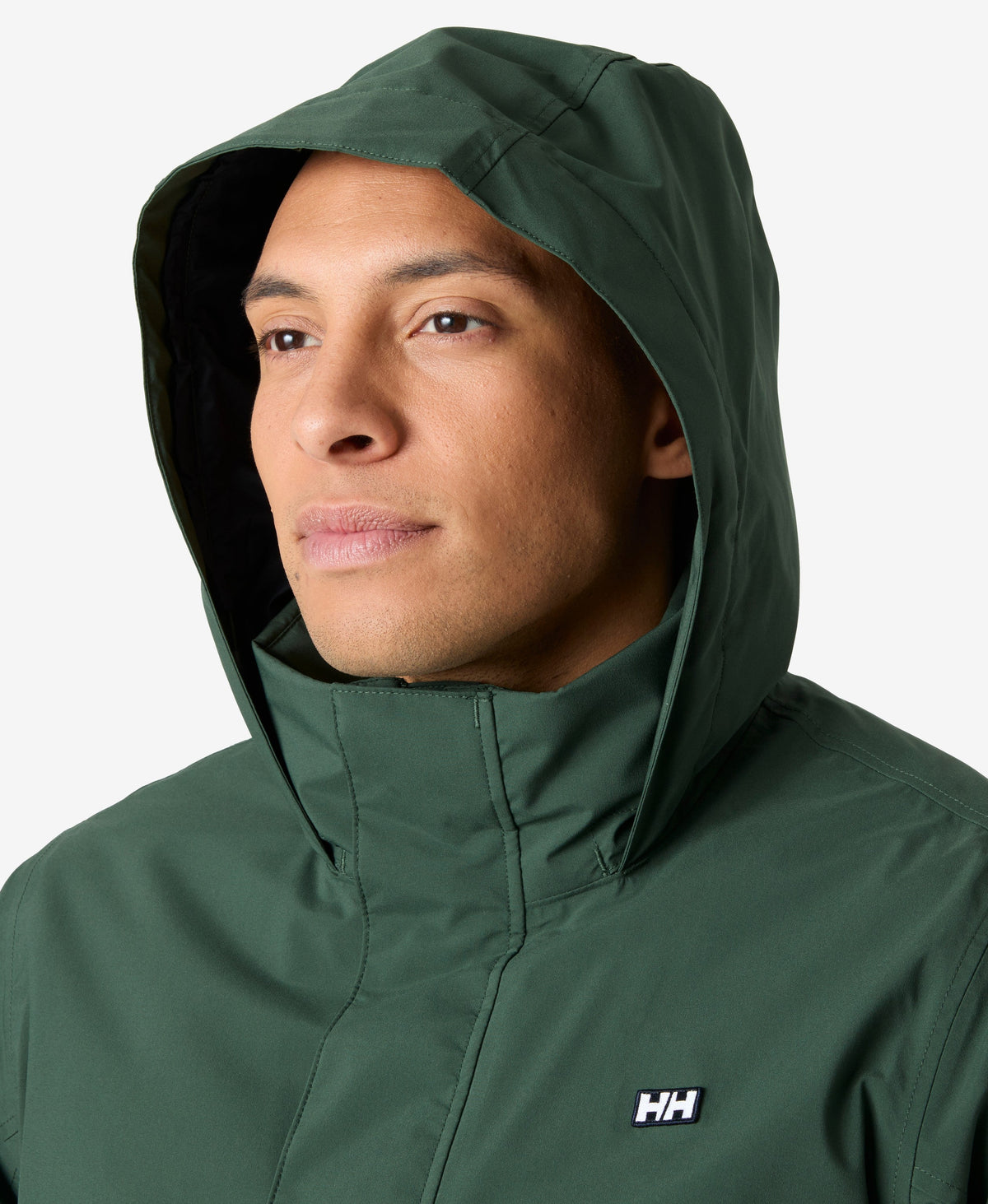 Helly Hansen SMOEGEN INSULATED RAIN JACKET (Jungle Green Stripe)