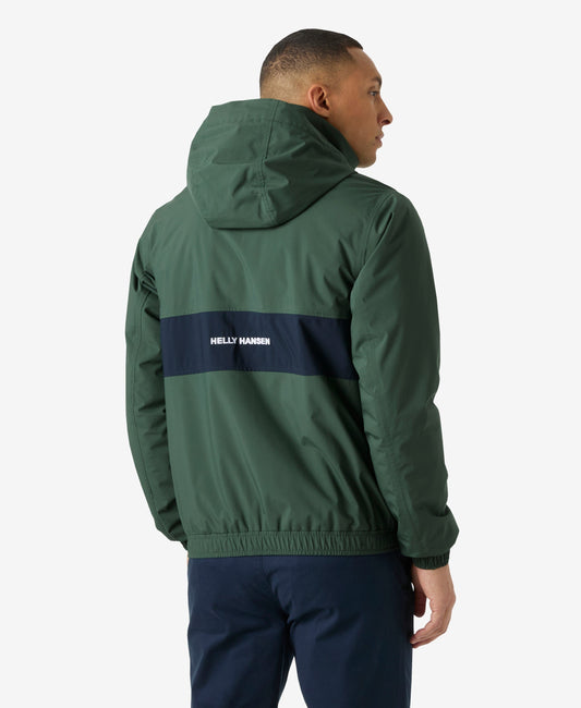 Helly Hansen SMOEGEN INSULATED RAIN JACKET (Jungle Green Stripe)