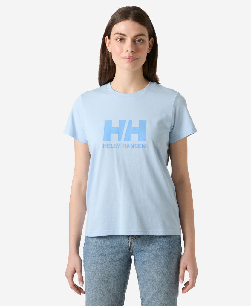 Image of T-Shirts. Product name - W HH LOGO T-SHIRT 3.0, Pinnacle Blue in Pinnacle Blue colour by brand - Helly Hansen