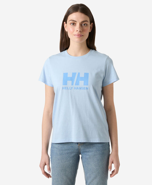 Image of T-Shirts. Product name - W HH LOGO T-SHIRT 3.0, Pinnacle Blue in Pinnacle Blue colour by brand - Helly Hansen