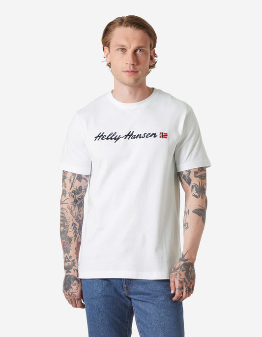 Image of T-Shirts. Product name - CORE GRAPHIC T 2.0, White in White colour by brand - Helly Hansen
