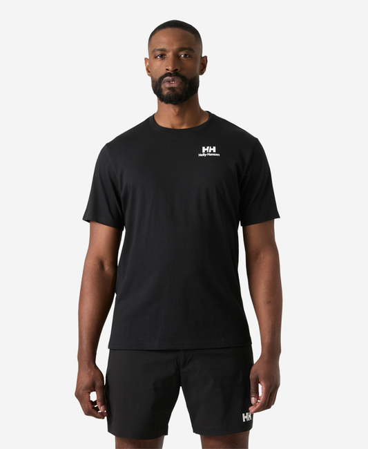 Image of T-Shirts. Product name - CORE GRAPHIC T 2.0, Black in Black colour by brand - Helly Hansen