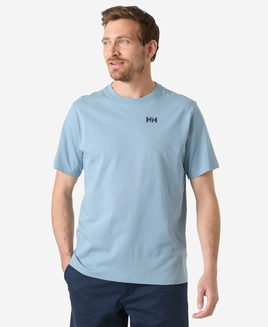 Image of T-Shirts. Product name - SHORELINE T-SHIRT 3.0, Windy Blue in Windy Blue colour by brand - Helly Hansen